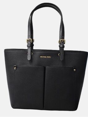 Michael Kors Black Tote Bag with shopping tote NWOT
